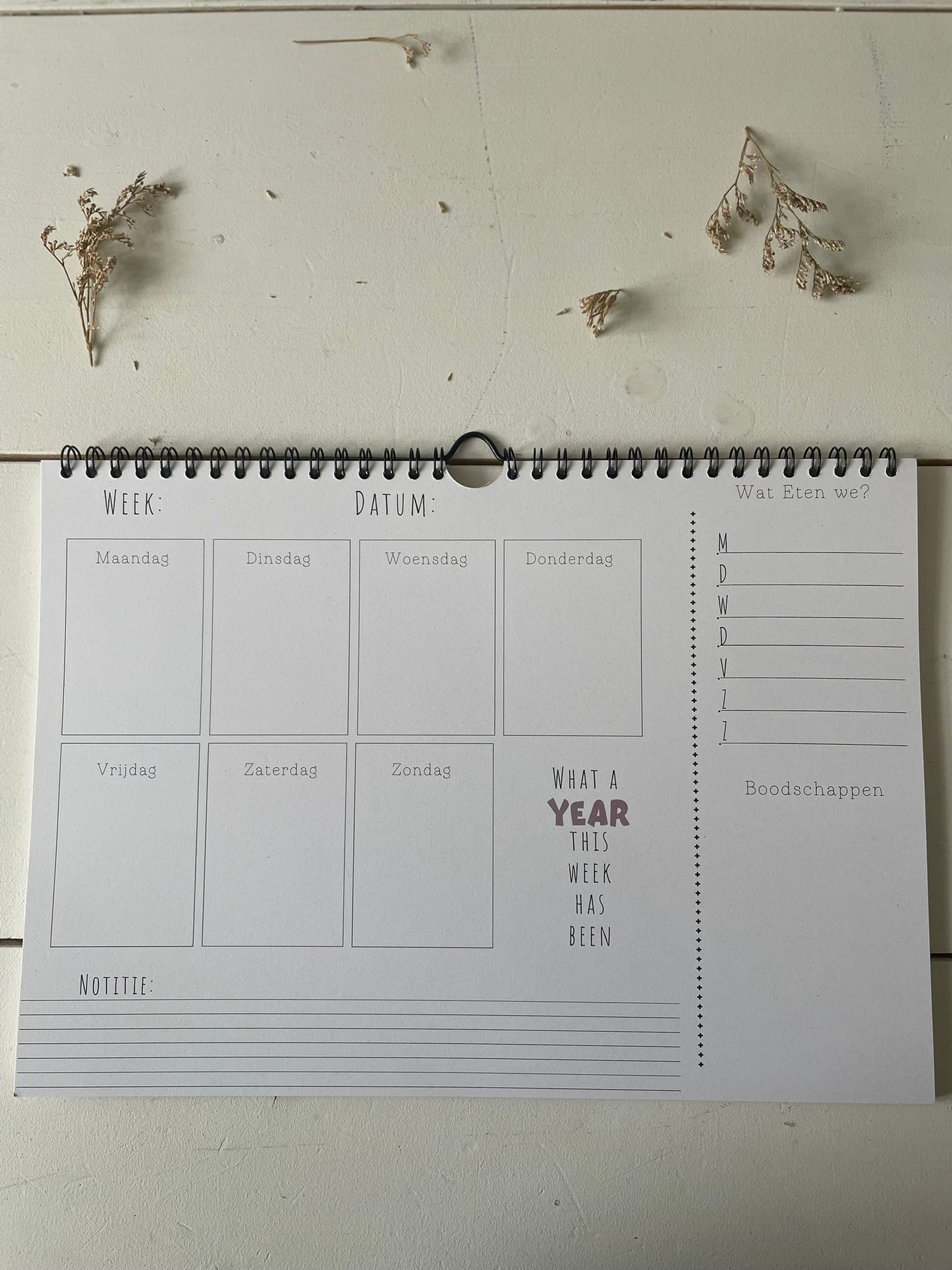 Weekplanner A4